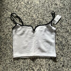 Abercombie & Fitch Sweetheart Crop Top Size XS NWT